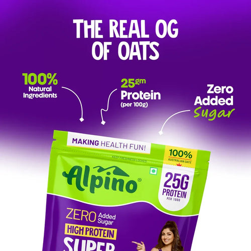 Alpino Super Rolled Oats | 25gm (Pack ok 2)
