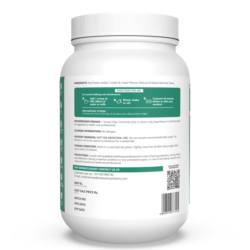 Nature's Island Plant Based Vegan Pea Protein Isolate