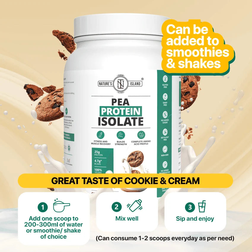 Nature's Island Plant Based Vegan Pea Protein Isolate