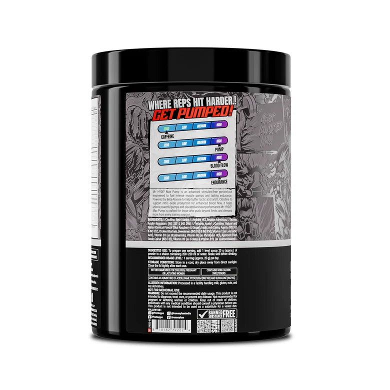 ProSupps HYDE Max Pump Powder| 25 Servings