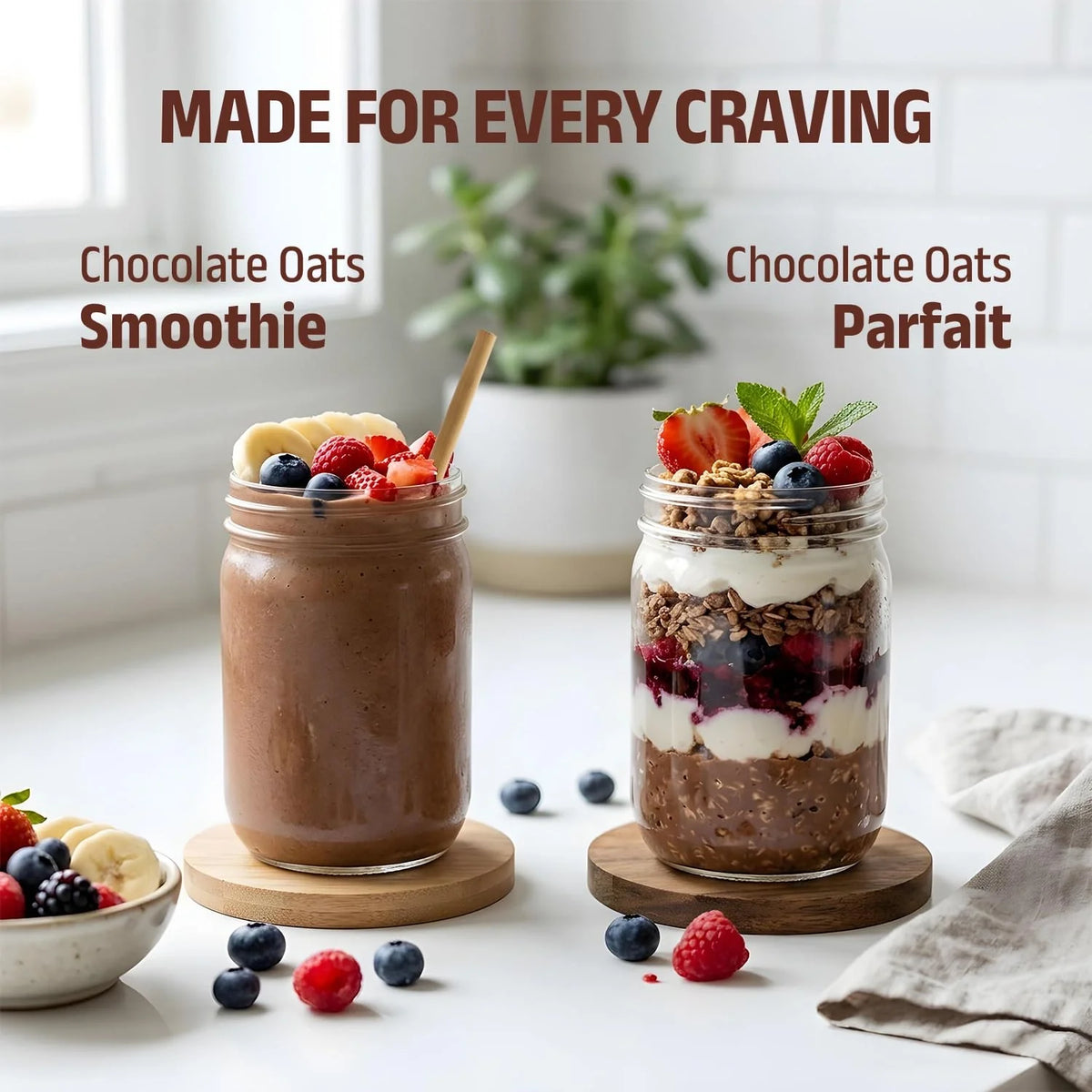 PINTOLA 26g High Protein Oats 1kg | Dark Chocolate