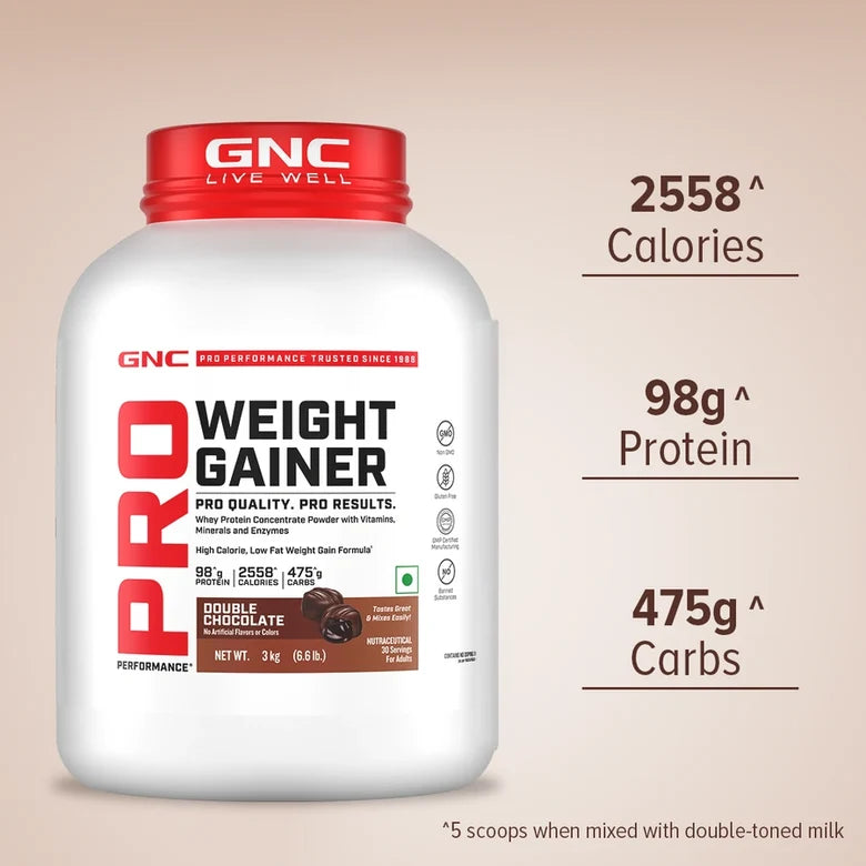 GNC Pro Performance Weight Gainer 3 kg – Dietary Supplement Powder