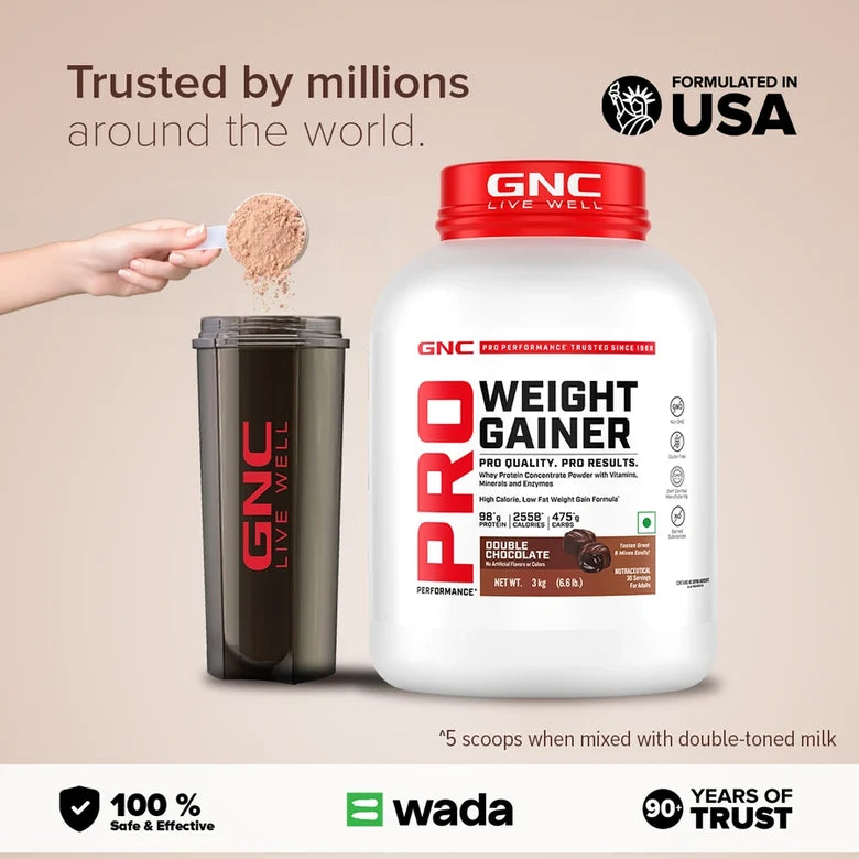 GNC Pro Performance Weight Gainer 3 kg – Dietary Supplement Powder