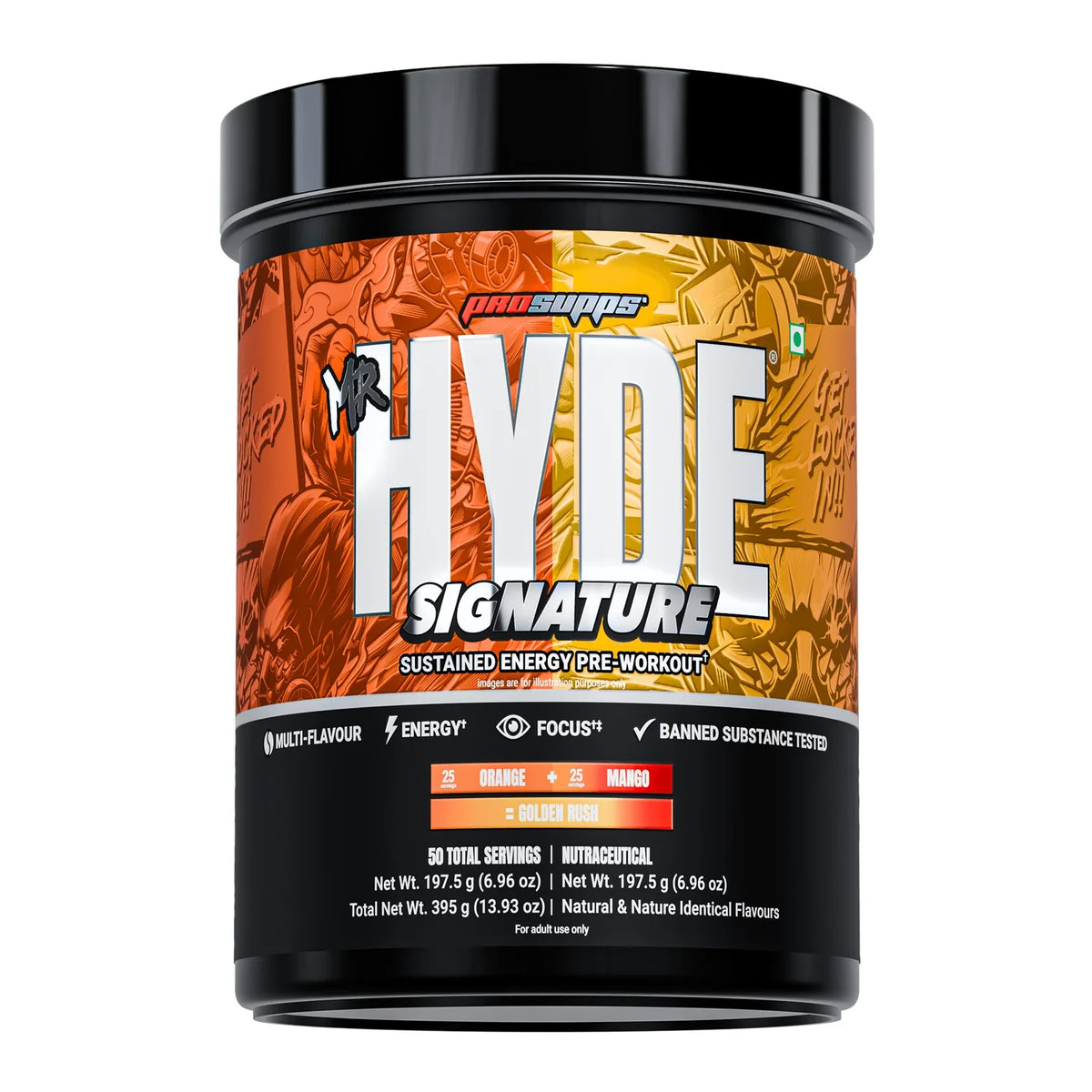ProSupps Hyde Signature Pre Workout Dual Tub Combo | 3 Flavours in One Box