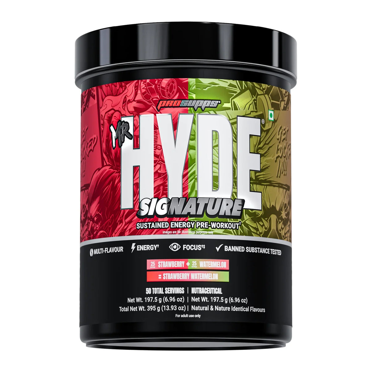 ProSupps Hyde Signature Pre Workout Dual Tub Combo | 3 Flavours in One Box