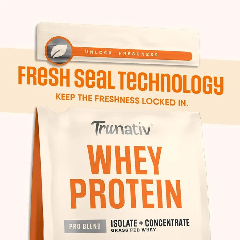 Trunativ Pro Blend Whey Protein Isolate & Concentrate| 907g | 26g Per Ser