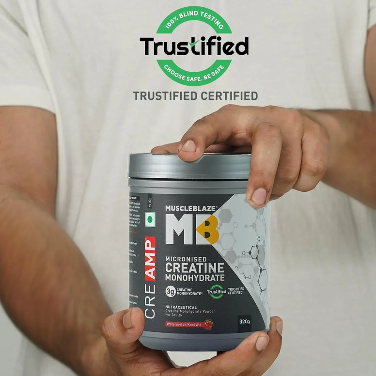 MuscleBlaze Creatine Monohydrate CreAMP | 320gm