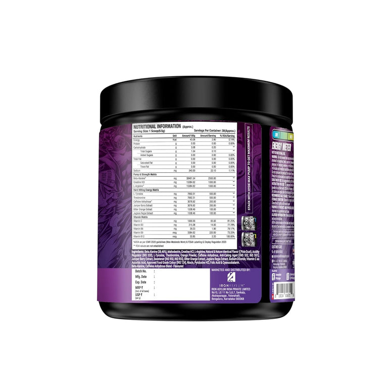 ProSupps HYDE XTREME Pre Workout - 30 Servings