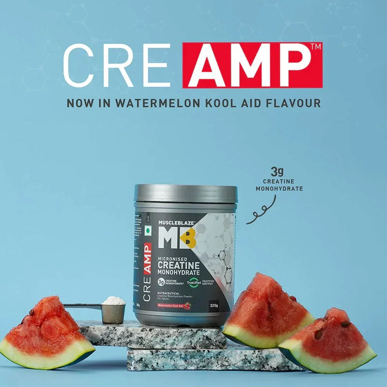 MuscleBlaze Creatine Monohydrate CreAMP | 320gm