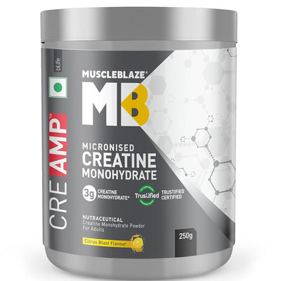 MuscleBlaze Creatine Monohydrate CreAMP | 320gm