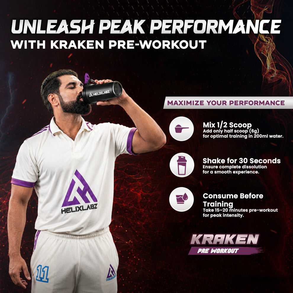 HelixLabz Kraken Pre Workout|60 Servings
