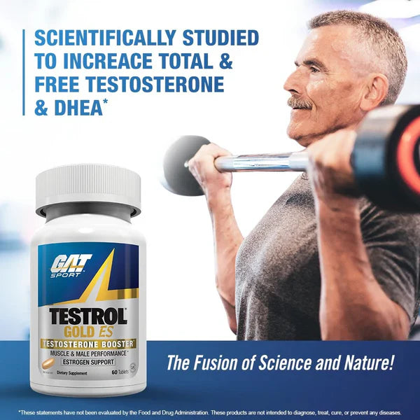 GAT Testrol Gold ES 60 Tablets – Dietary Supplement