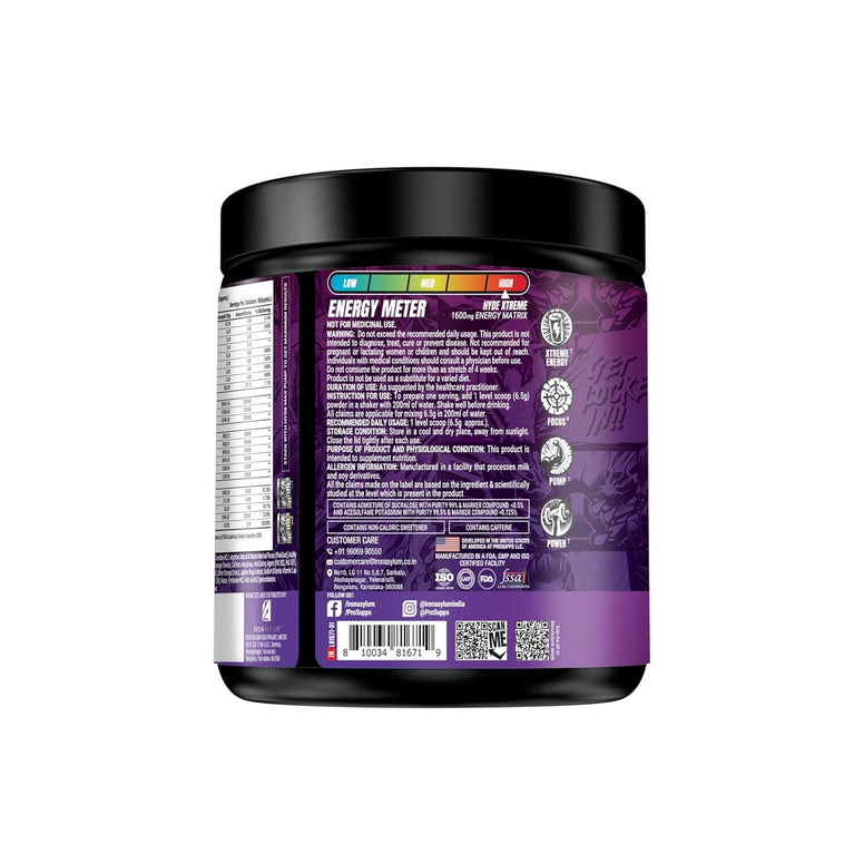 ProSupps HYDE XTREME Pre Workout - 30 Servings