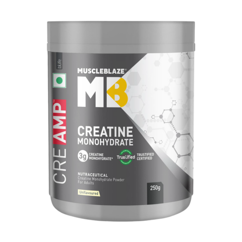 MuscleBlaze Creatine Monohydrate CreAMP | 320gm