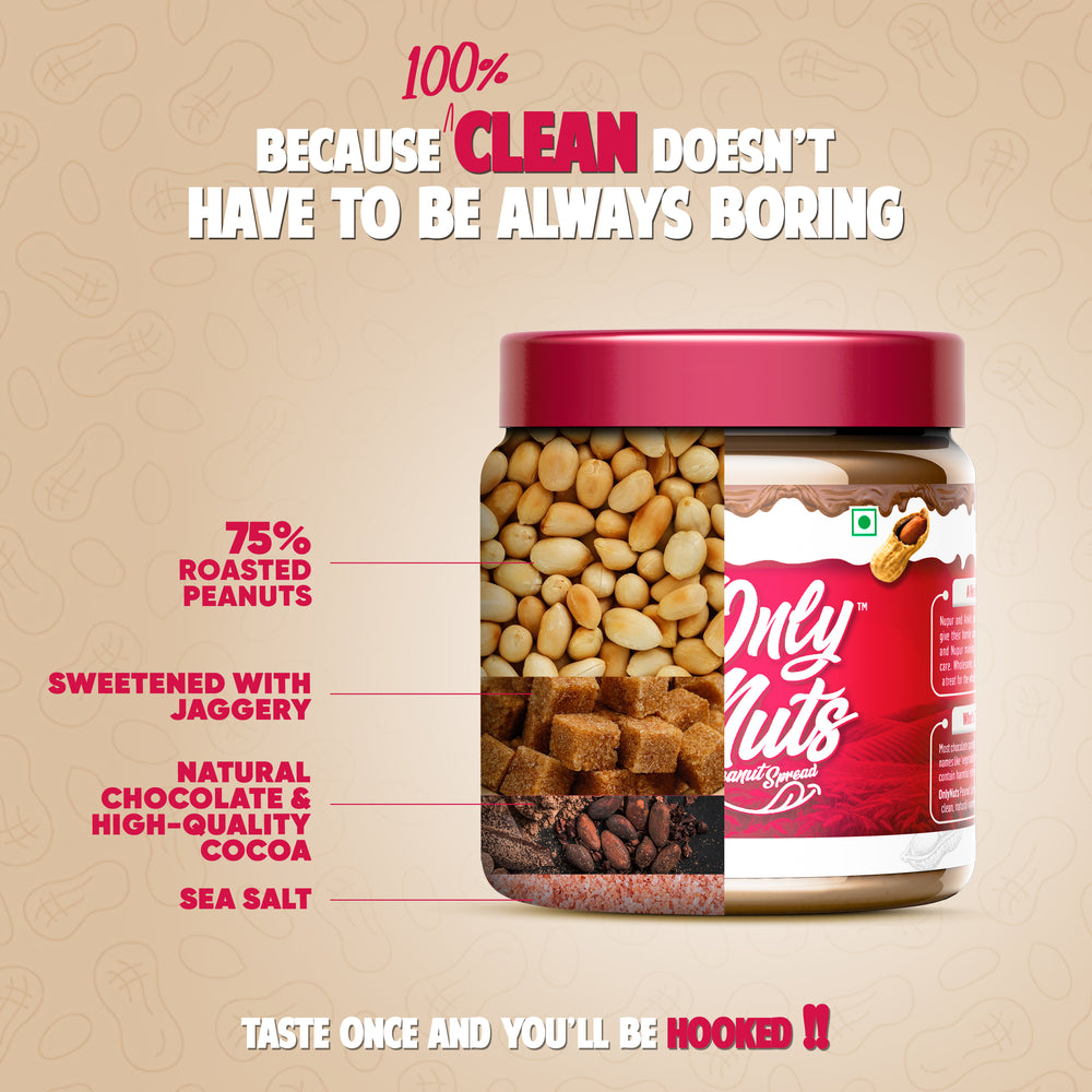 ONLY NUTS - Peanut Spread Creamy Choco Fudge