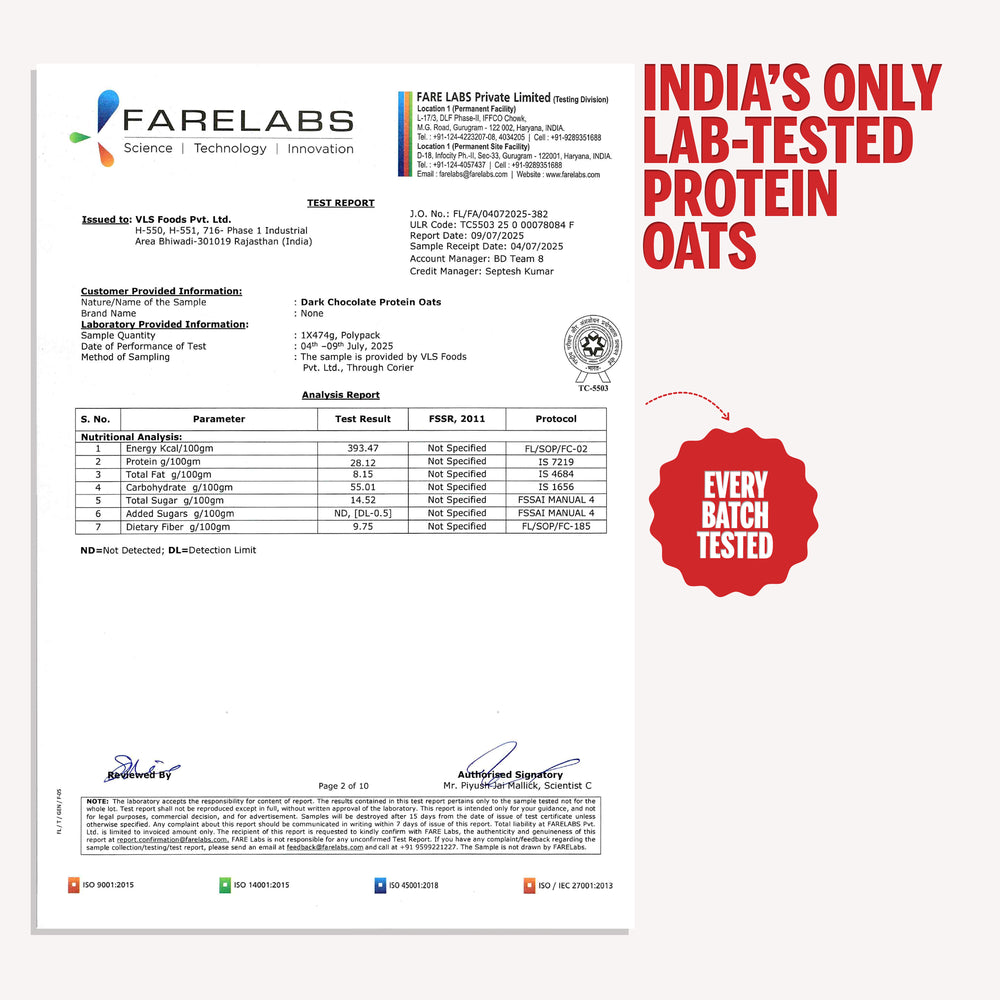 Doctor's Choice Protein Oats 375 GM