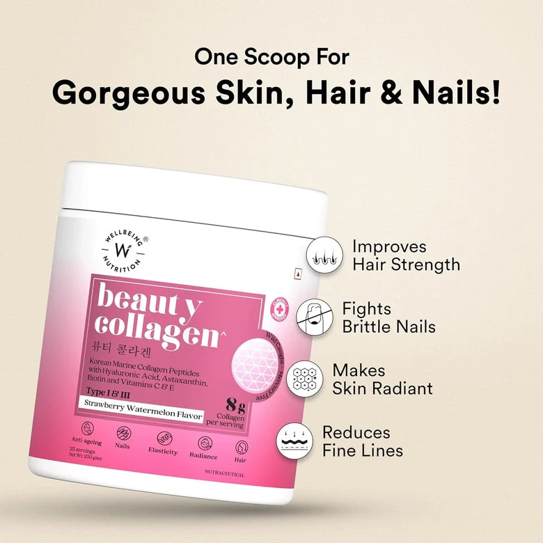 Wellbeing Nutrition Korean Beauty Marine Collagen | 250g
