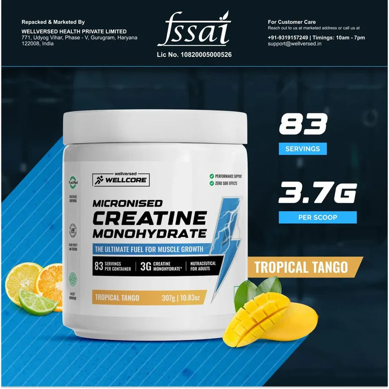 Wellcore Micronised Creatine Monohydrate